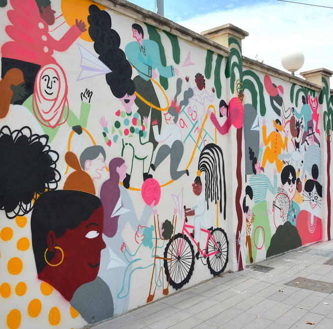VICTOR VISA: Mural Ruzafa